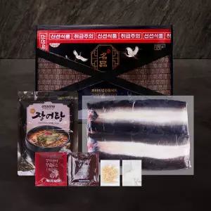 [맛딜]국내산 자포니카 민물장어 2인 선물세트 (손질후 700g내외/생강채+소스포함)