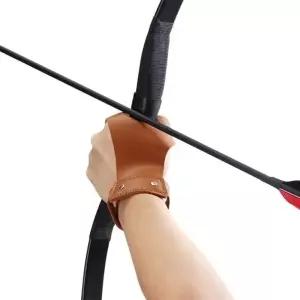 양궁 손 보호대 장갑 미끄럼방지 연습 훈련 국궁 한궁 보호용품 대 사격 손목 안전 장갑 손가락 연습