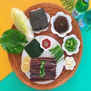 프리미엄 구룡포 햇 과메기 20쪽 야채 초장 풀세트 포항 산지직송