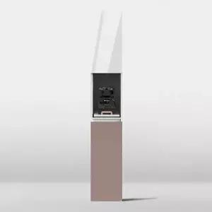 (수도권무료) 보루네오 오브제 광폭형 컬러풀 300 틈새 렌지대 냉장고장 BJ549