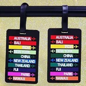 네임택 캐리어 가방 골프백 여행 실리콘 이름표 A-WFI3JCS