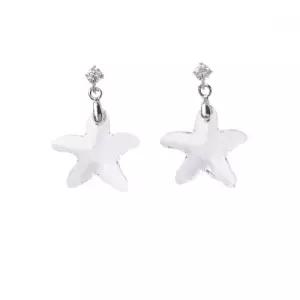 화이트 오스트리아 크리스탈 슈퍼스타 귀걸이