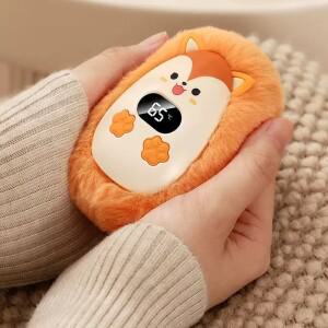 플러시 핸드 워머 실용적인 3단계 온도 설정 재사용 가능한 경량 포켓 겨울용 사무실 소년 소녀용