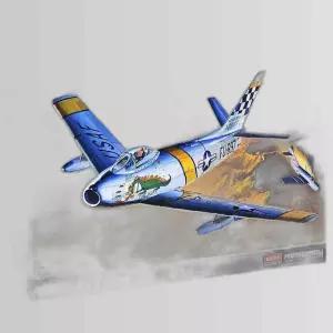 전투기 프라모델 조립키트 F-86F 세이버 과학 완구 장난감 모형