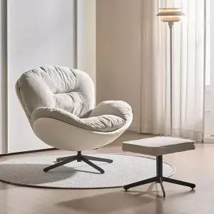 [보리보리/보루네오하우스]앳홈 컴포트 모유수유 임산부 편한자세 릴렉스 1인용 의자 소파+스툴포함