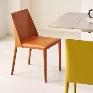 제이픽스 프시케 카페 체어 디자인 인테리어 가죽 식탁 의자