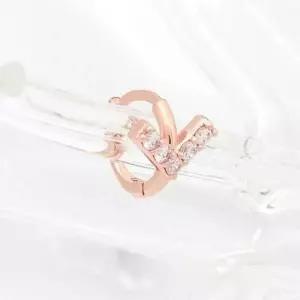 화살 기본팬티 큐빅 로즈골드 귀찌 링피어싱 금침 순 WD286C1