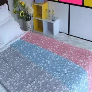 j리빙 여름 산뜻 홑이불 플로럴 SS 150x200블루 WC7B491