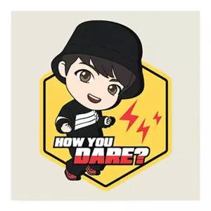 [아트박스]/하비스스퀘어 BTS 타이니탄 MIC Drop 정국 보석십자수 캔버스 25x25cm