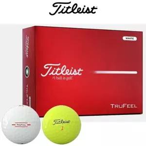 [타이틀리스트] 트루필 골프볼 공 12구 TruFeel 화이트 옐로우 2026