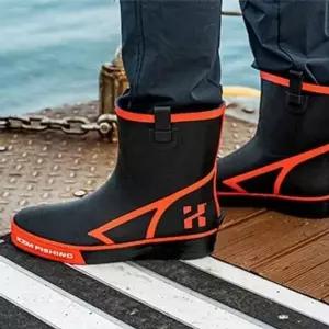 [카즈미]선상 장화 낚시 부츠 해루질 신발 260mm 레드-WFI8NQF