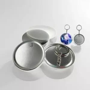 (타입 100개입)58MM 메탈 핀버튼 키링 원형 DIY 재료제작 100개입