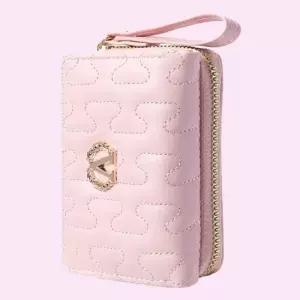 패션 브이 버클 반지갑 선물 여자 패션 지폐 3단 브이버클반지갑 반지갑 버클반지갑