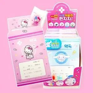 귀여운 캐릭터 기념일 사랑 처방전 편지지 세트 랜덤 편지지양식 편지지세트