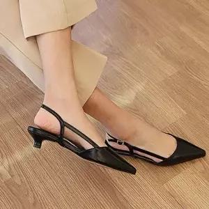 여성 샌들 플랫 슬링 슈즈 키높이 푹신한 데일리-WFICLDB