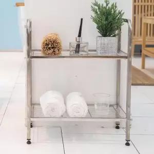 올스텐 선반 2단 450x250x520 욕실 화장실 정리수납 WFJFA5R