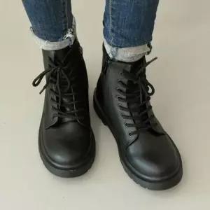 스트링 워커 부츠 옆지퍼 데일리슈즈 스트릿 패션신발 발목신발 여성여름부츠 발목부츠