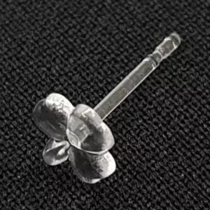 이너컨츠 투명 실리콘 피어싱 귀걸이 클로버 10P-WFIFI7E