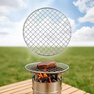 캠핑 화로대용 304 스텐 원형 미니 석쇠 20cm-WFIFQIF