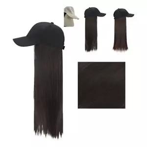 일체형 모자 가발 긴머리 생머리 통가발-WFIJKOH