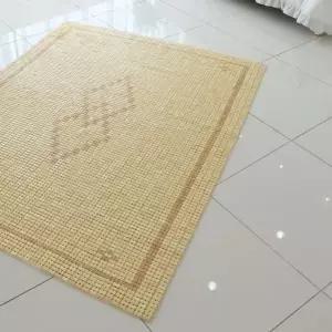 고품질 무늬 6년산 분죽왕대나무 마작 퀸 150 x 190 대나무 마작자리...