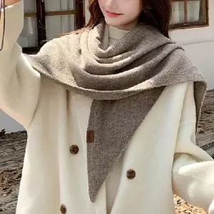 여자 겨울 숄케이프 패션 목도리 방한 머플러 여성삼각머플러 겨울케이프목도리