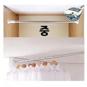 다용도 스테인리스 압축봉 바지걸이 빨래걸이 다용도봉