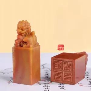 전각돌 필방 요녕석 도장 인감도장 낙관 사자 인감 DIY(2) 색상 나무