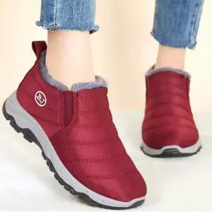 여자 방한 따뜻한 슬립온 단화 겨울 털 캐주얼 편한 여성운동화 방한슬립온 편안한신발