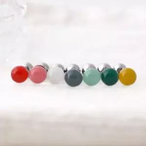 파스텔 컬러 투명 볼 써지컬 스틸 피어싱 서지컬피어싱 데일리피어싱 기본피어싱