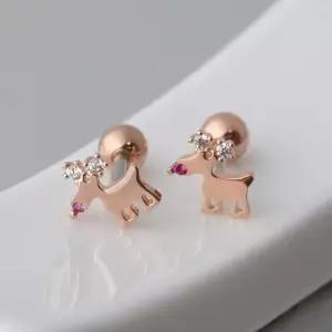 크리스마스 큐빅 루돌프 써지컬 스틸 피어싱 서지컬피어싱 데일리피어싱 기본피어싱