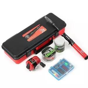 낚싯대 세트 스핀캐스트릴 낚시채비 루어 하드케이스-WFIKBJ1