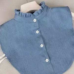 넥프릴 페이크 카라 셔츠 DO1836 페이크 페이크카라 리본카라 하이텍카라 스카프