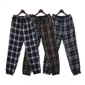 팬츠 바지 체크 카고바지 밴딩 건빵바지 데일리 와이 WD39607