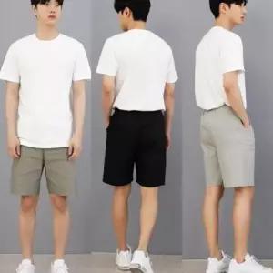 예쁜창고 여름작업복 여름 빅사이즈 여름바지 바지 린 WD3C11B