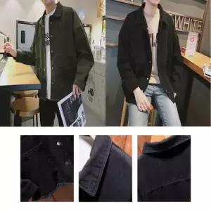 남성 야상 자켓 아우터 카라 남자자켓 남방 스타일 WD3D209
