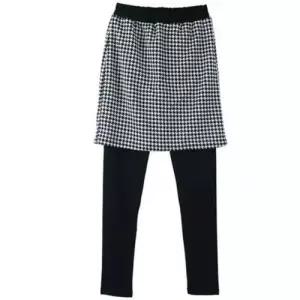 치마 체크 레깅스 데일리 봄 가을 캐주얼 기본 베이직 WD40410