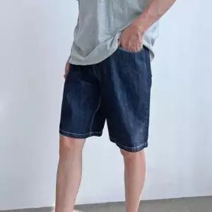 린넨 허리밴딩 청반바지 반바지 데님팬츠 여름 WD44BF2