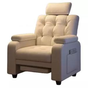 침대형 편한소파 리클라이너 바퀴달린 1인용 의자 푹신한 안락의자 거실 사무용