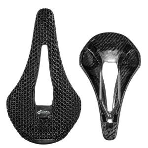 Carbon-works 경량 3D 초 자전거안장 풀 카본 프린팅 180g