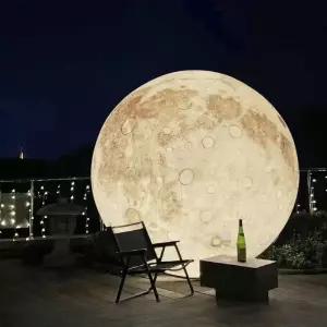 대형 조형물 카페 지름150 무드등 보름달 달조명 조명 북유럽