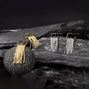 시후주얼리 스퀘어 테슬 드롭 귀걸이 EC478E-WFINCX1