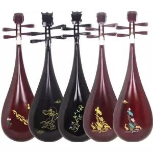 중국 전통 비파악기 초보 공연 연습 비파 독학 현악기 악기