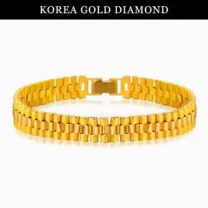 [한국금다이아몬드] 순금 팔찌 금 렉스 시계 체인 24K 37.5g