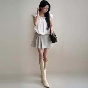 [하프클럽/]여성 하객 패션 편안한 미니스커트