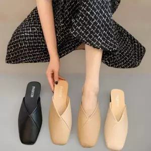 [하프클럽/]여성 출근용 데일리 오피스 슬리퍼 편안한 뮬 슈즈