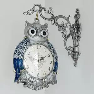 퍼블릭아트 브리즈 부엉이 양면 벽시계 해바라기시계 인테리어시계 이쁜시계 풍수지리