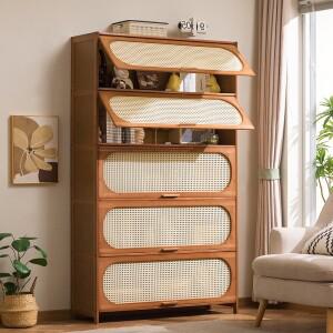 책장 선반 바닥부터 천장까지 벽에 붙은 거실 다층 수납장 락커 심플한 침실