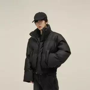 [라일리여성의류] Rly 숏패딩BS핏 숏점퍼 잠바 겨울 오버핏 남자패딩