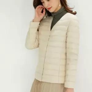 [라일리여성의류] Rly 여성 초경량 슬림 패딩 점퍼 오리털 경량패딩 4